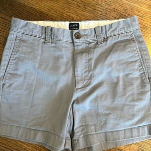 J.Crew men’s chino shorts, slate, waist size 29, 5 inch inseam